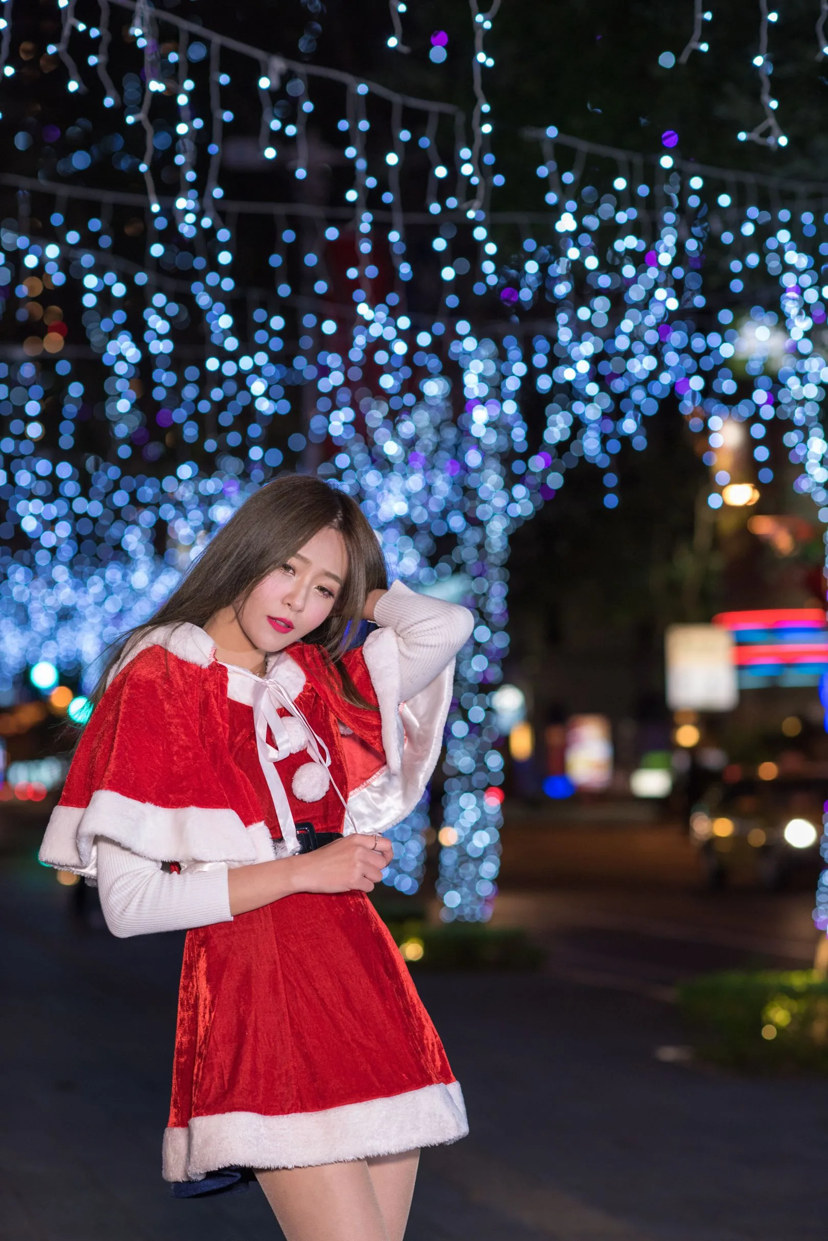 [Buổi chụp ảnh ngoài trời của Beautyleg] Winnie Xiaoxue - Bộ sưu tập ảnh đêm độ phân giải cực cao từ Công viên Giáng sinh Thành phố Đài Bắc Mới - 27