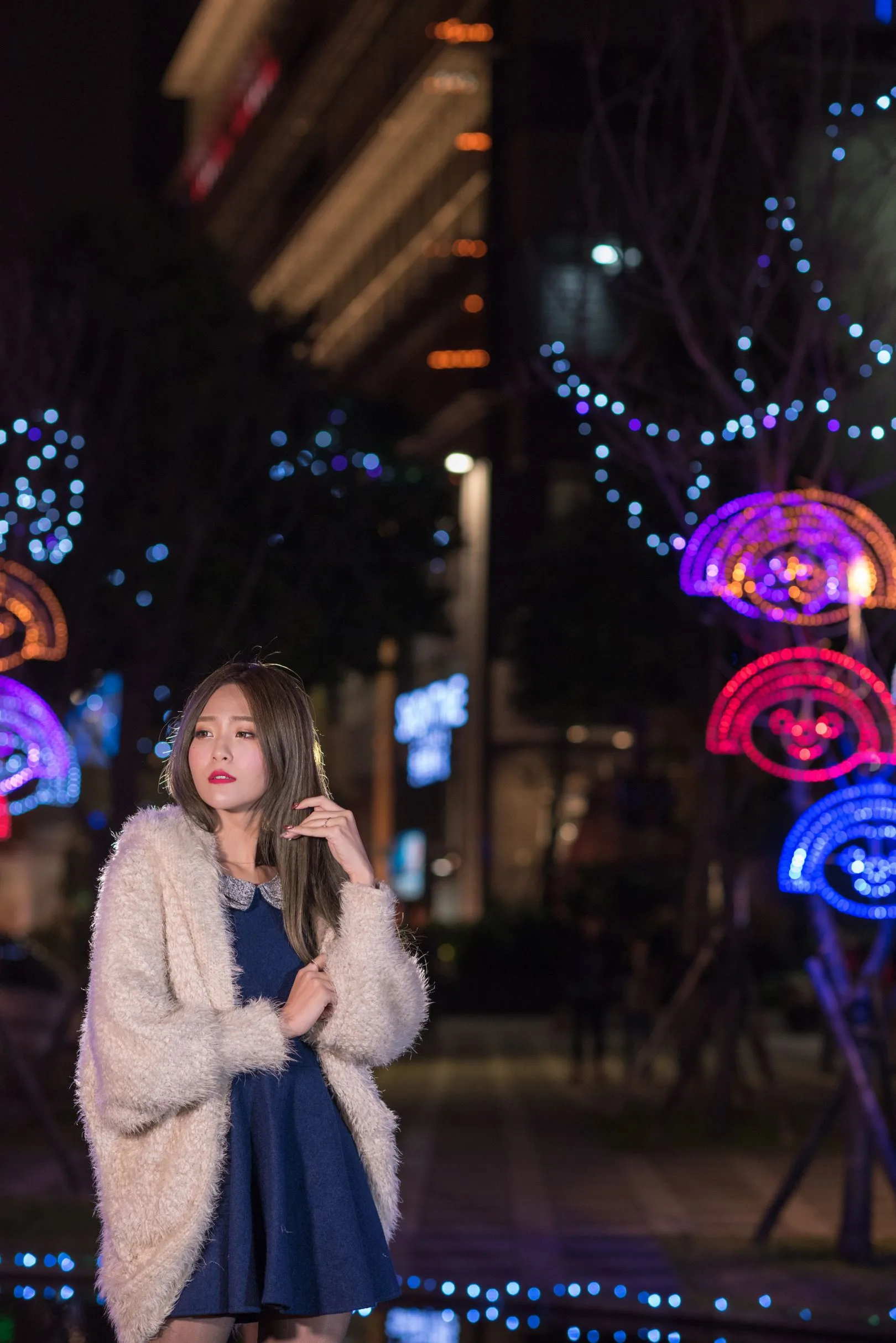 [Buổi chụp ảnh ngoài trời của Beautyleg] Winnie Xiaoxue - Bộ sưu tập ảnh đêm độ phân giải cực cao từ Công viên Giáng sinh Thành phố Đài Bắc Mới - 7