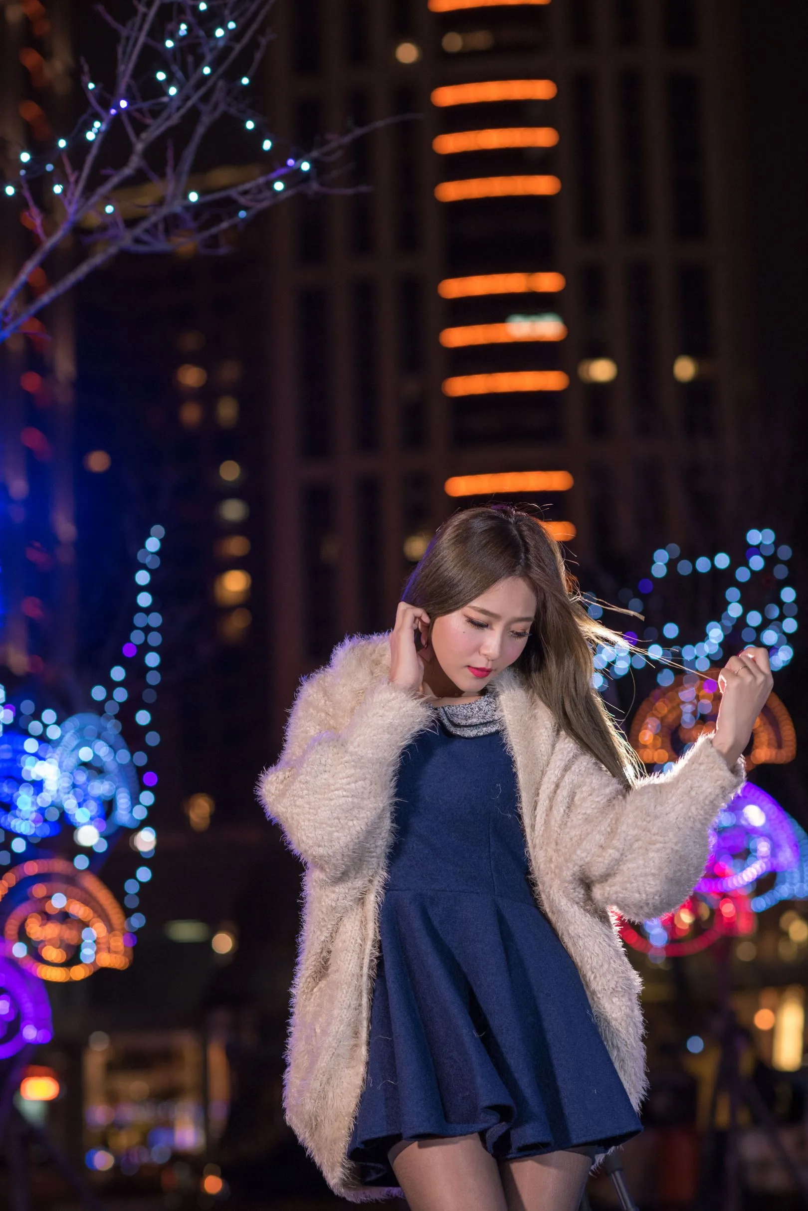 [Buổi chụp ảnh ngoài trời của Beautyleg] Winnie Xiaoxue - Bộ sưu tập ảnh đêm độ phân giải cực cao từ Công viên Giáng sinh Thành phố Đài Bắc Mới - 6