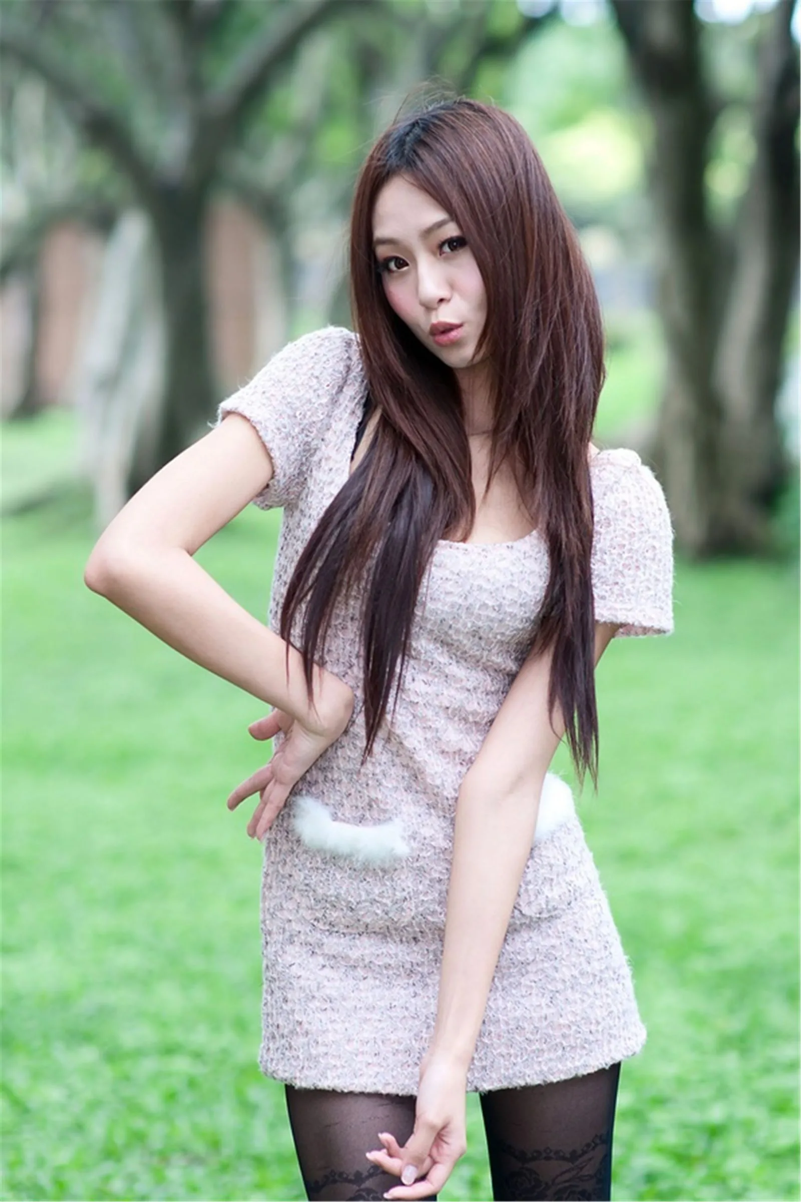 [Tập đặc biệt của Beautyleg] Winnie Zhuang - Người mẫu trẻ ngọt ngào và thanh lịch - Buổi chụp ảnh ngoại cảnh - 24
