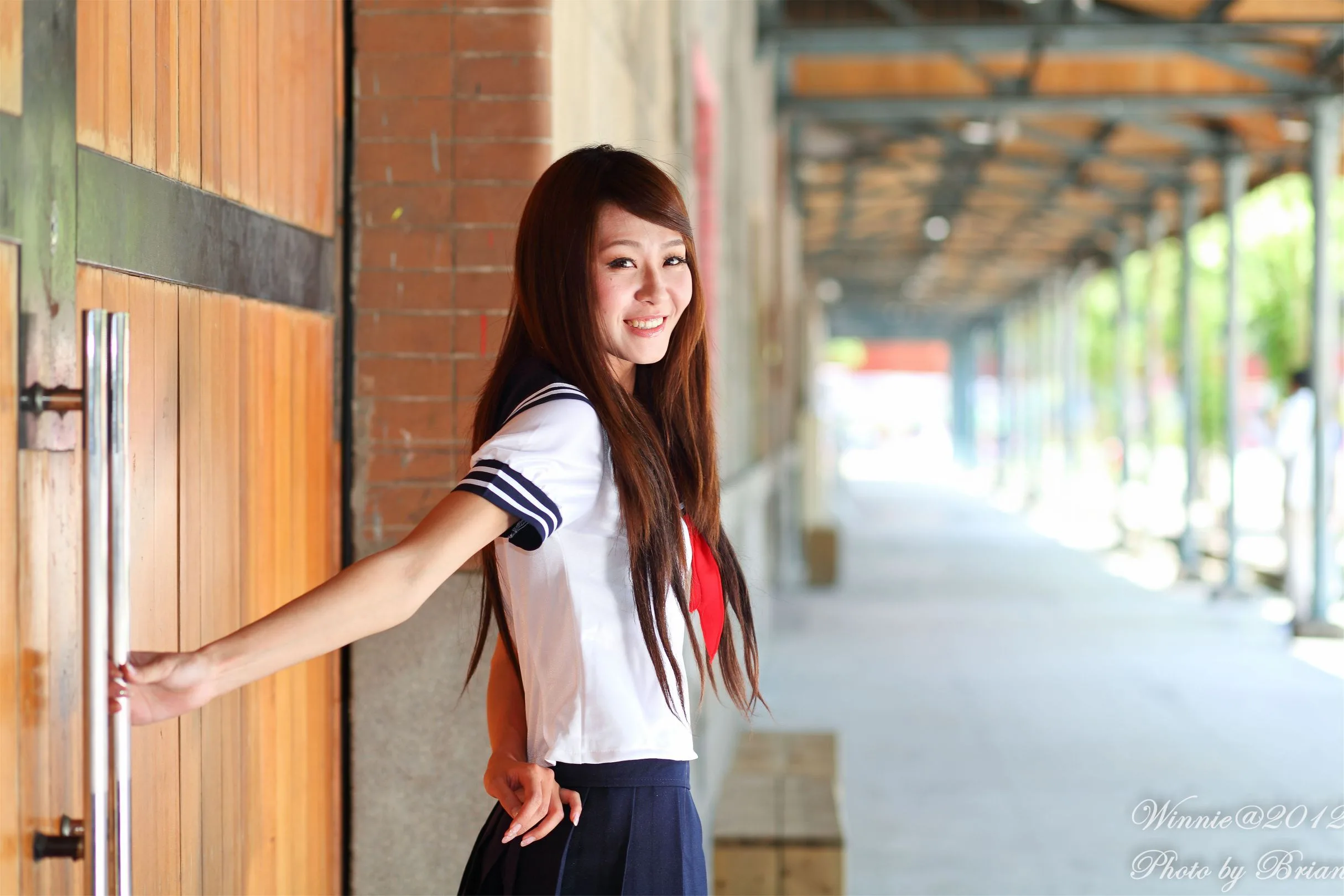 [Tập đặc biệt của Beautyleg] Winnie Xiaoxue - Chụp ảnh ngoại cảnh với đồng phục học sinh đặc khu Hoa Sơn - 11