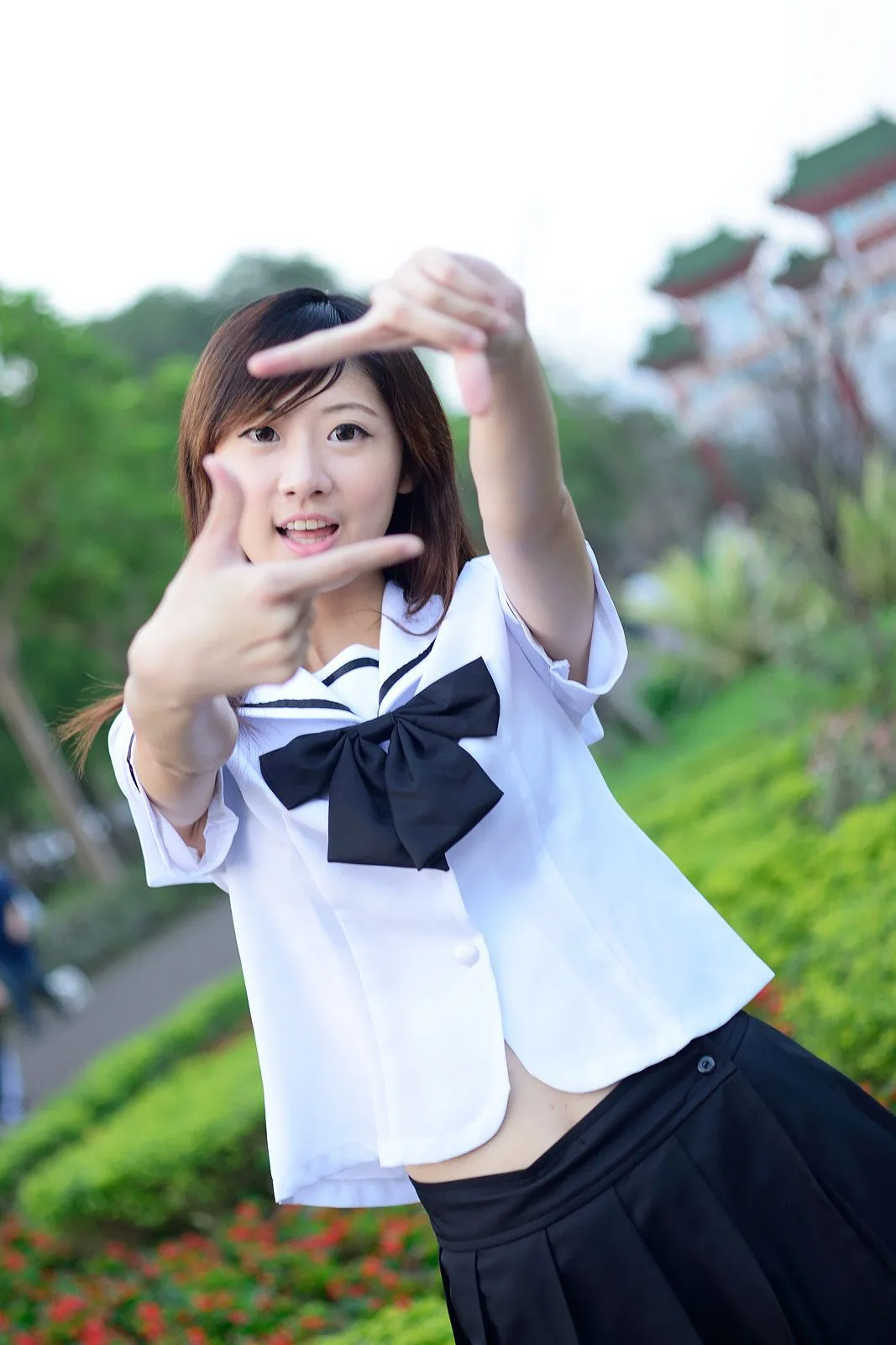[Tập đặc biệt Beautyleg] Người mẫu chân dài Queena - Các buổi chụp ảnh với đồng phục váy ngắn - 46