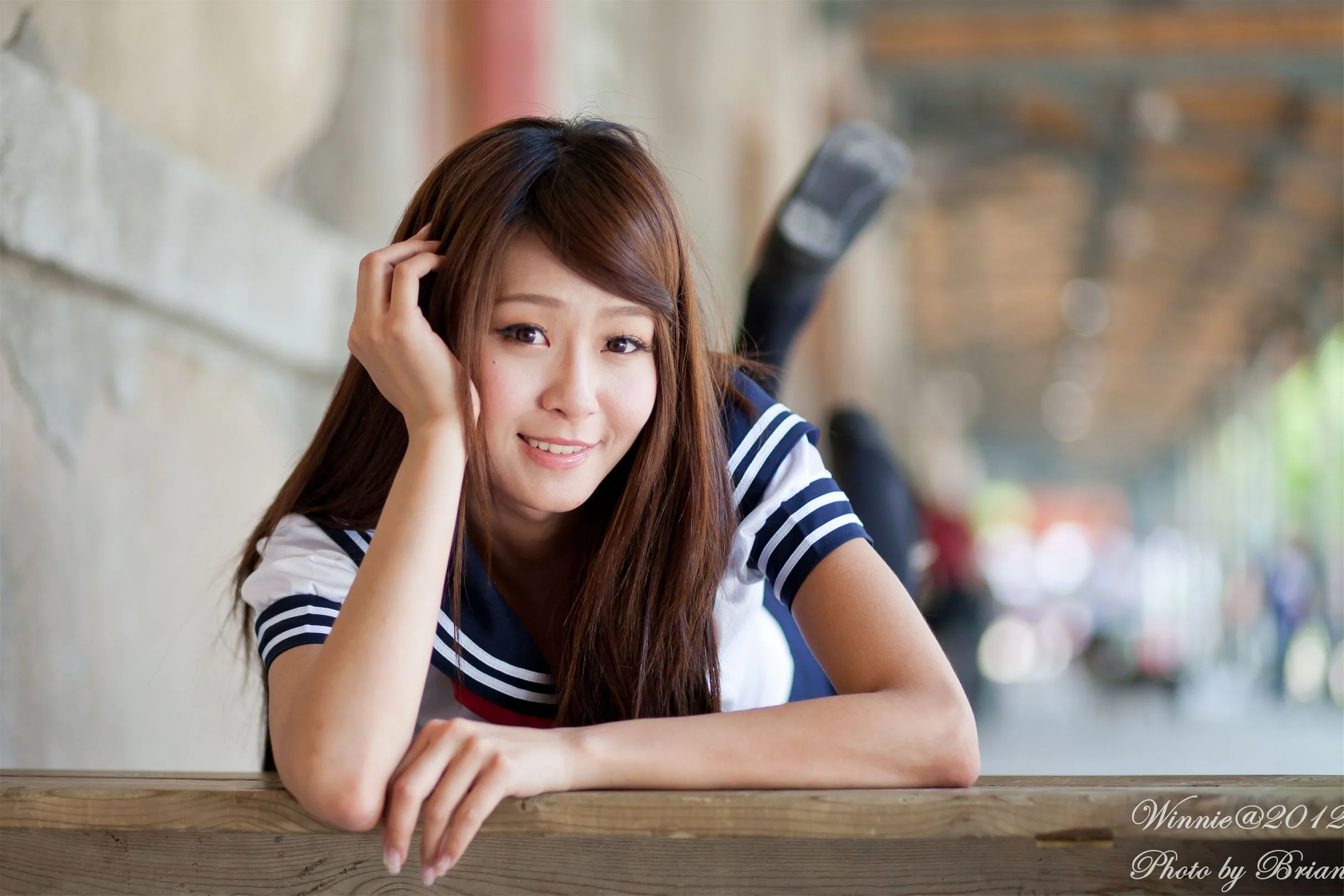 [Tập đặc biệt của Beautyleg] Winnie Xiaoxue - Chụp ảnh ngoại cảnh với đồng phục học sinh đặc khu Hoa Sơn - 20